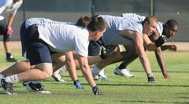 Desert Vista football workout